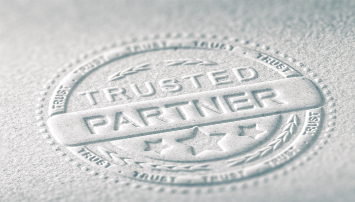 trusted partner stamp