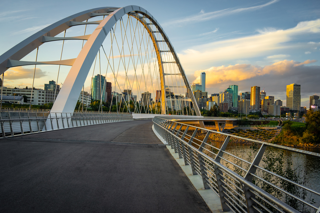 An image of Edmonton representing Tritons coverage for individuals who want a criminal record check in Edmonton.