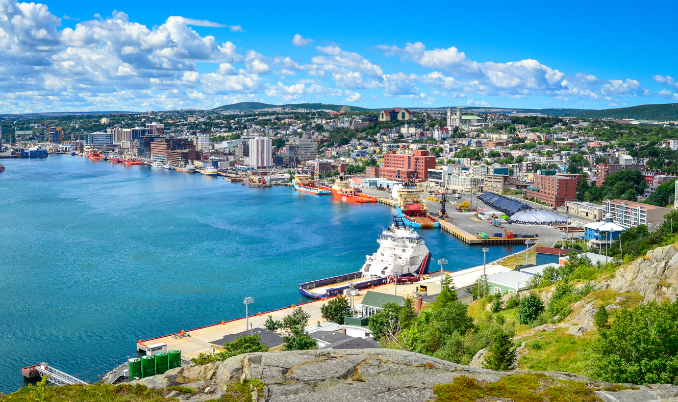 An image in Newfoundland representing Tritons coverage for individuals who are looking for a criminal record check online in NL or Labrador.