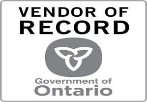 image with wording vendor of record for the government of ontario