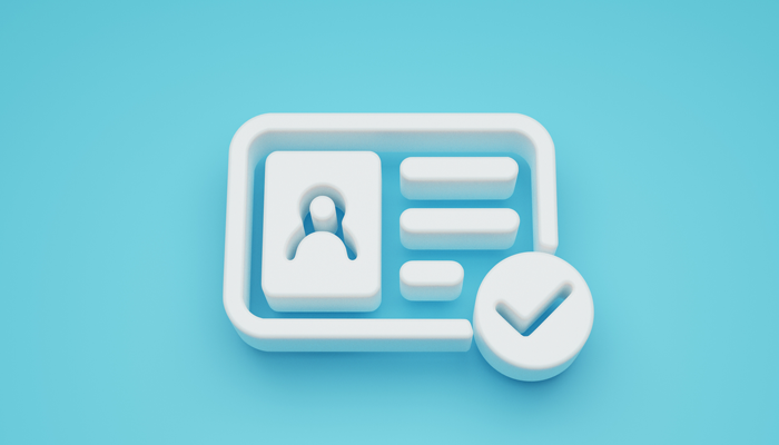 blue image with a social media icon with a checkmark showcasing a social media background checks should be required